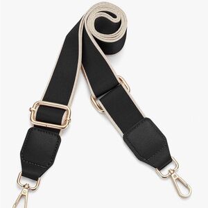 Black and Gold Adjustable Bag Strap NWOT Purse Straps Replacement Crossbody